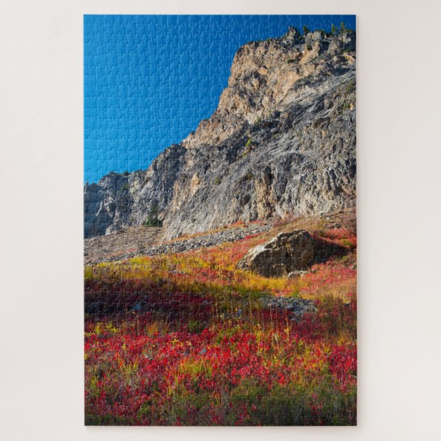 North Cascades Mountain Autumn Jigsaw Puzzle (Vertical)