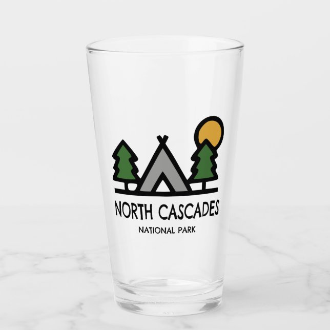 North Cascades National Park Glass (Front)