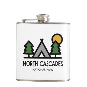North Cascades National Park Hip Flask