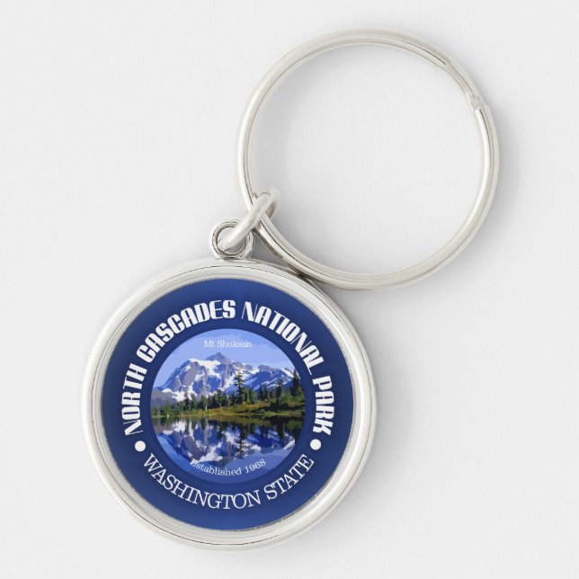 North Cascades National Park Key Ring (Front)