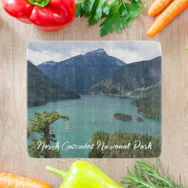 North Cascades National Park Landscape Cutting Board (In Situ)