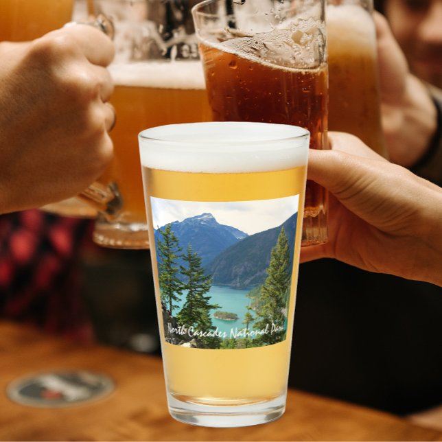 North Cascades National Park Landscape Glass (In Situ)