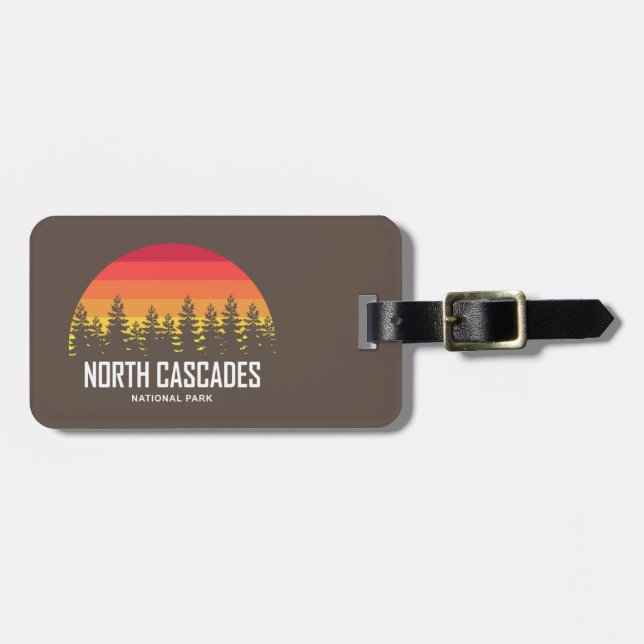 North Cascades National Park Luggage Tag (Front Horizontal)