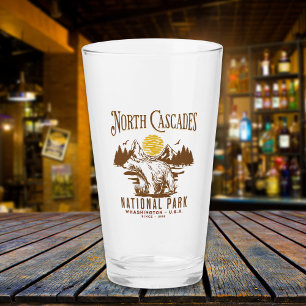 North Cascades National Park Old-School Scenery Glass