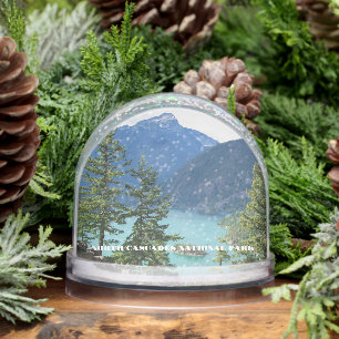 North Cascades National Park Travel Photo Snowglobe