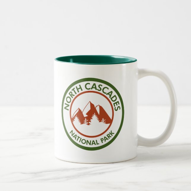 North Cascades National Park Two-Tone Coffee Mug (Right)