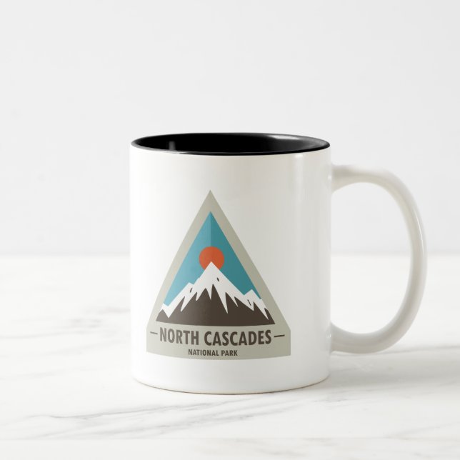 North Cascades National Park Two-Tone Coffee Mug (Right)