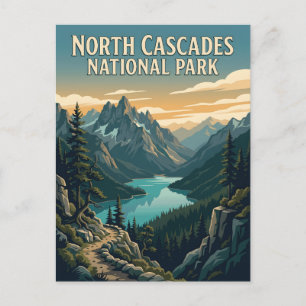 North Cascades National Park Washington Poster Postcard