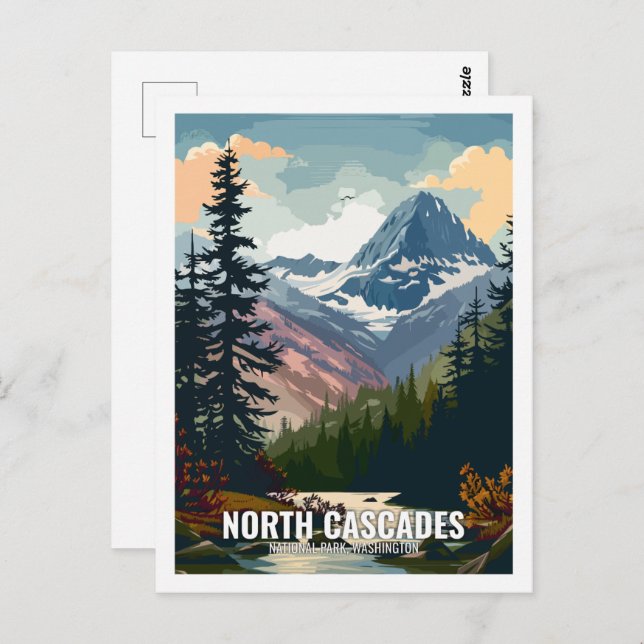North Cascades National Park Washington USA  Postcard (Front/Back)