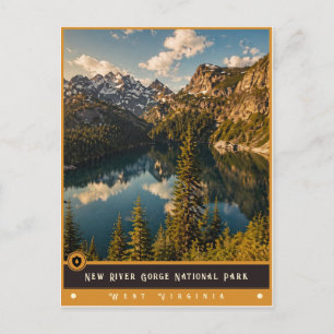 North Cascades National Park Washington Vintage Postcard