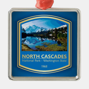 North Cascades NP (PF1) Metal Ornament