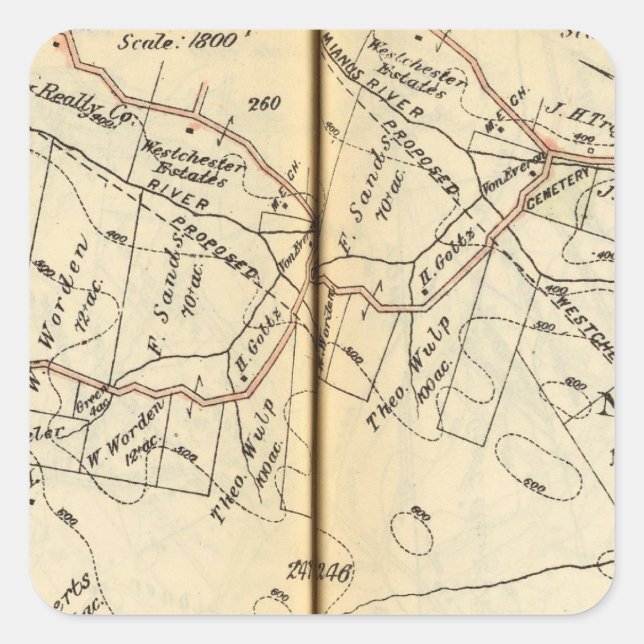 North Castle, New York 2 Square Sticker (Front)