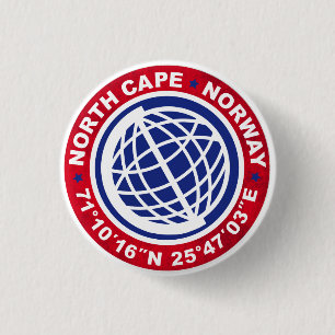 NORTH CASTRATES SPECIAL NORWAY 3 CM ROUND BADGE
