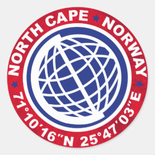NORTH CASTRATES SPECIAL NORWAY CLASSIC ROUND STICKER