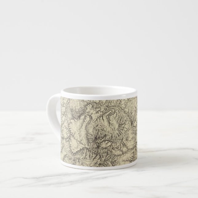 North Central New Mexico Espresso Cup (Front Left)