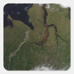 North Central Russia Square Sticker