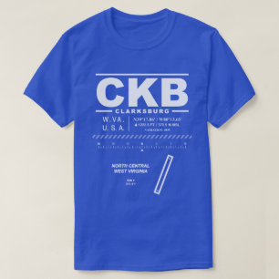 North Central West Virginia Airport CKB T-Shirt