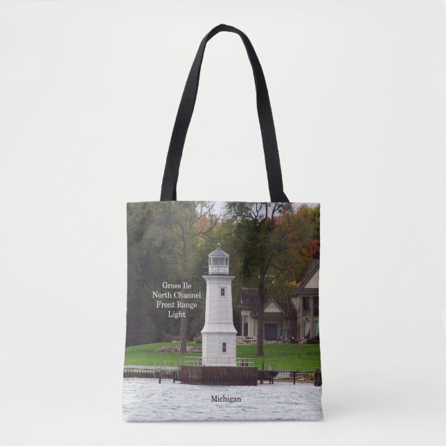 North Channel Front Range Light all over tote bag (Front)