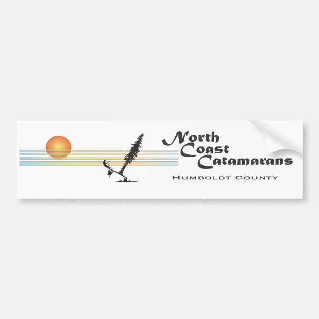 North Coast CAtamarans Bumper Sticker (Front)