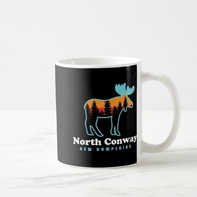 North Conway New Hampshire Moose Mountains  Coffee Mug (Right)