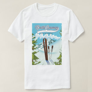 North Conway New Hampshire, to ski T-Shirt