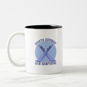 North Conway, New Hampshire Two-Tone Coffee Mug