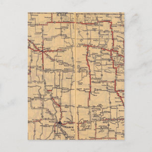 North Dakota 2 Postcard