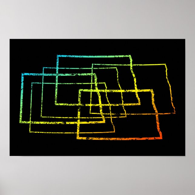 north dakota chill blur poster (Front)