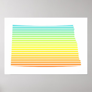 north dakota chill fade poster