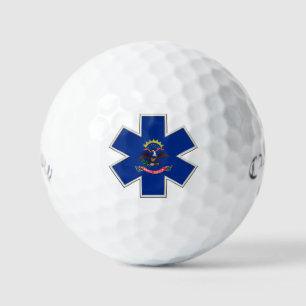 North Dakota EMS Star of Life Golf Balls