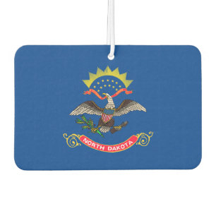 North Dakota flag Car Air Freshener