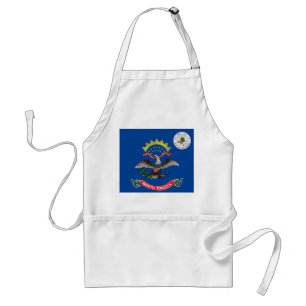 North Dakota flag Standard Apron