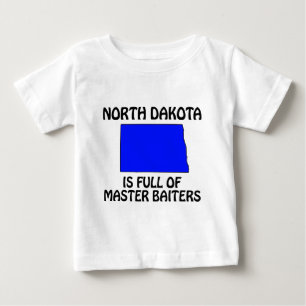 North Dakota - Full of Master Baiters Baby T-Shirt