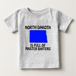 North Dakota - Full of Master Baiters Baby T-Shirt