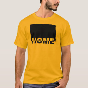 North Dakota Home Away From State T-Shirt Tees
