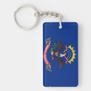 North Dakota Key Ring