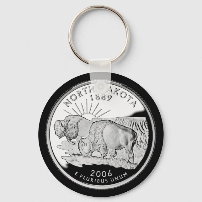 NORTH DAKOTA KEY RING (Front)