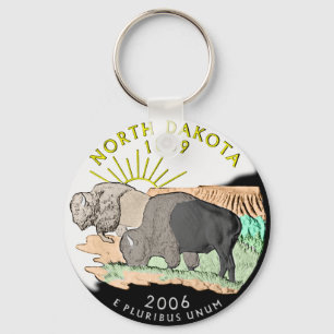 North Dakota Keychain