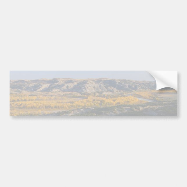North Dakota Landscape Bumper Sticker (Front)