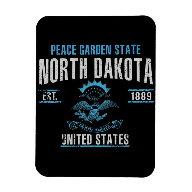 North Dakota Magnet (Vertical)