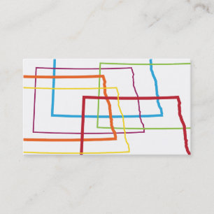 north dakota pride blur business card