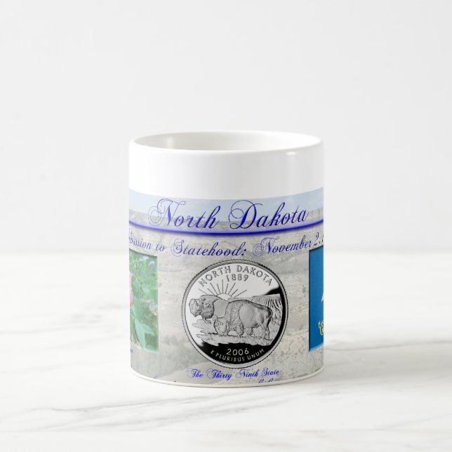 North Dakota State Commemorative Coffee Mug (Center)