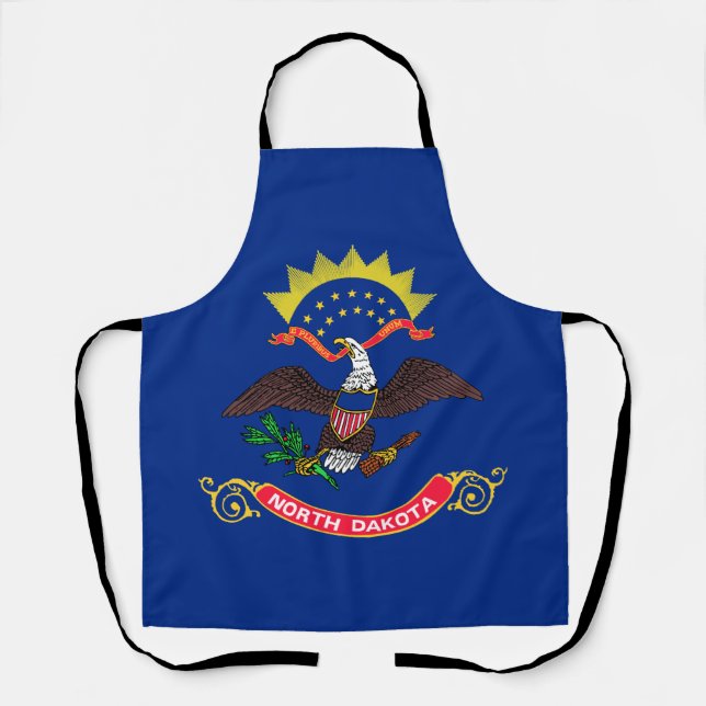 North Dakota State Flag Apron (Front)