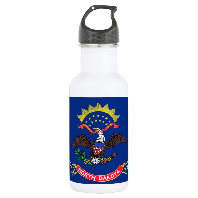 North Dakota State Flag Liberty Bottle (Front)