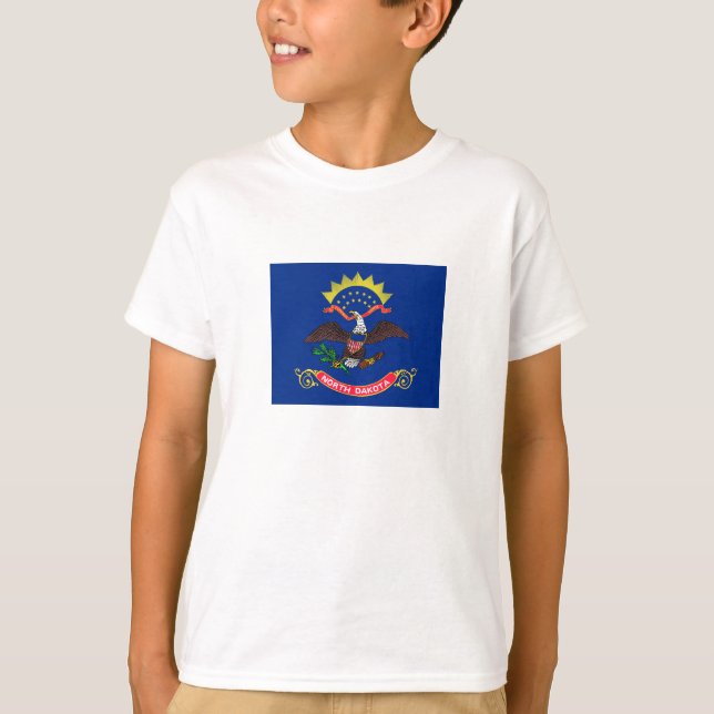 North Dakota State Flag T-Shirt (Front)