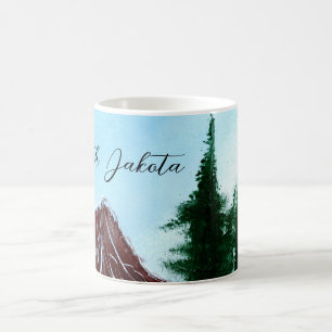 North Dakota State Mountain Runoff Coffee Mug