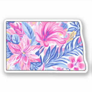 North Dakota - Summer Sticker - Lilly Inspired