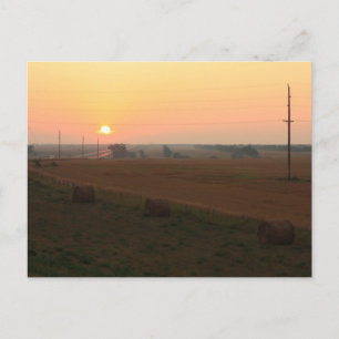 North Dakota Sunrise Postcard