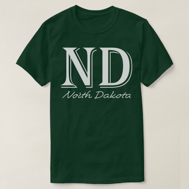 North Dakota T-Shirt (Design Front)