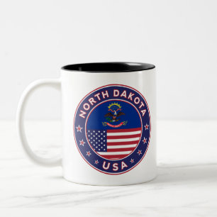 North Dakota Two-Tone Coffee Mug
